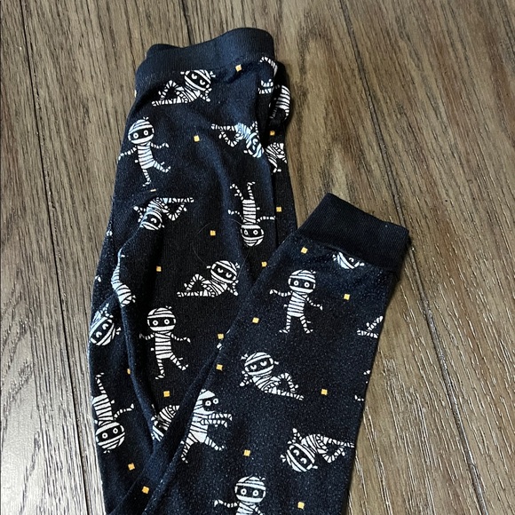 Black Mummy Print Pj bottoms size 5 - Picture 1 of 1